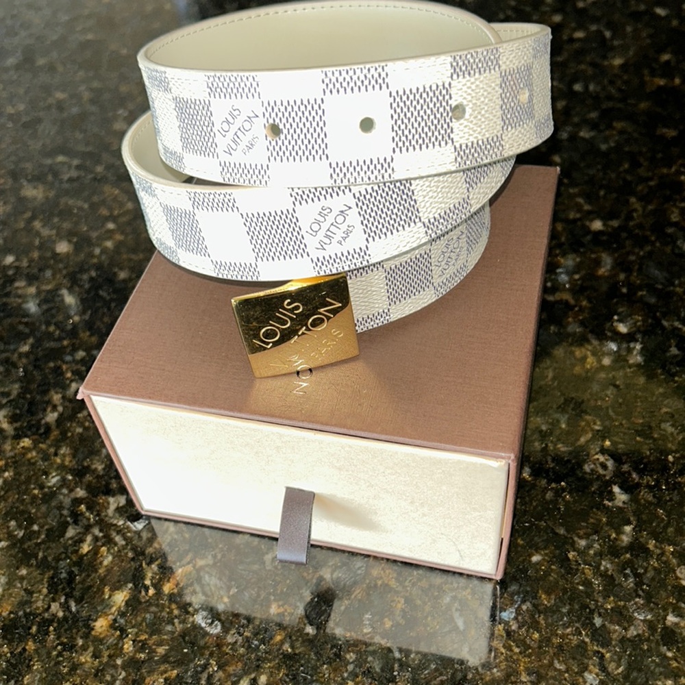Louis Vuitton Damier Azur Reversible Belt